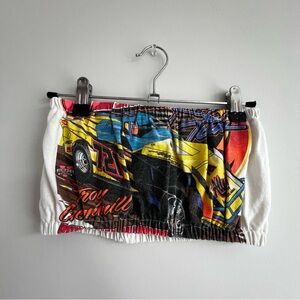 LF Furst of a Kind Vintage Redone Tube Top with Racing Graphic